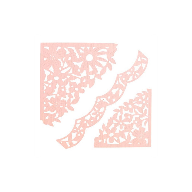 Fustella Thinlits Sizzix 662861 Angoli decorati