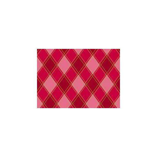 Tessuto fantasia Scozzese Rosso