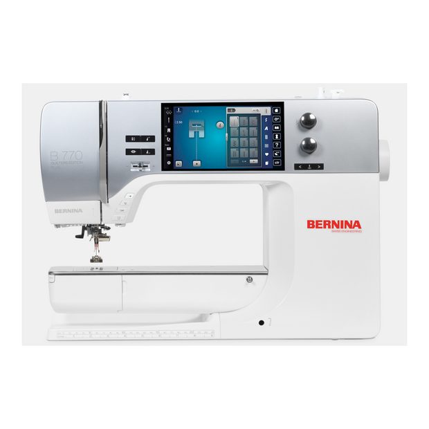 Bernina 770 QE PLUS Macchina per Cucire e Ricamare con 5 Anni di Garanzia