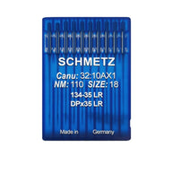 10 Aghi Schmetz n°110 per Macchine Industriali 134-35 per pelle