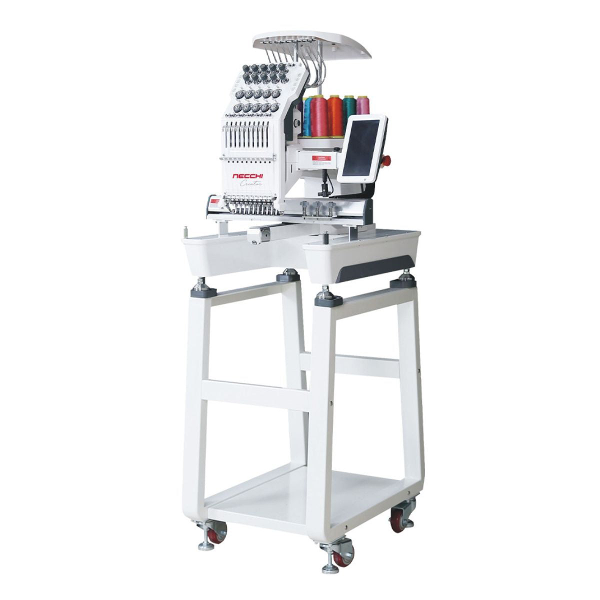 Nuova Necchi Creator C10 La Ricamatrice Professionale a 10 Aghi con carrello