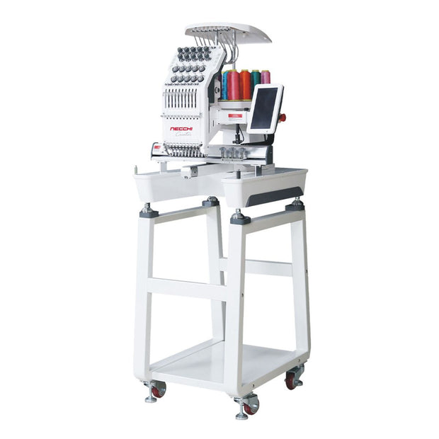 Nuova Necchi Creator C10 La Ricamatrice Professionale a 10 Aghi con carrello