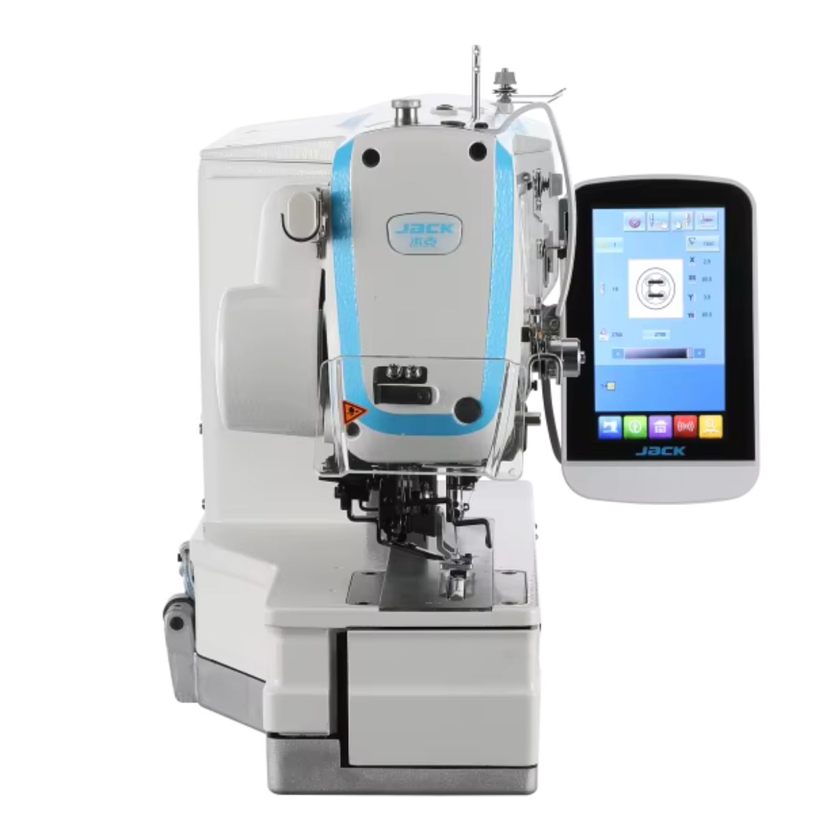 Asolatrice Elettronica Jack 1792 Asola 120x5mm vista frontale con display