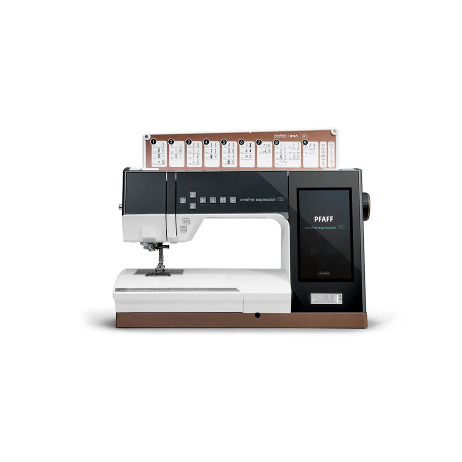 Macchina da cucire e ricamare Pfaff Creative Expression 750 con Telaio 350 x 360 mm. Solo macchina