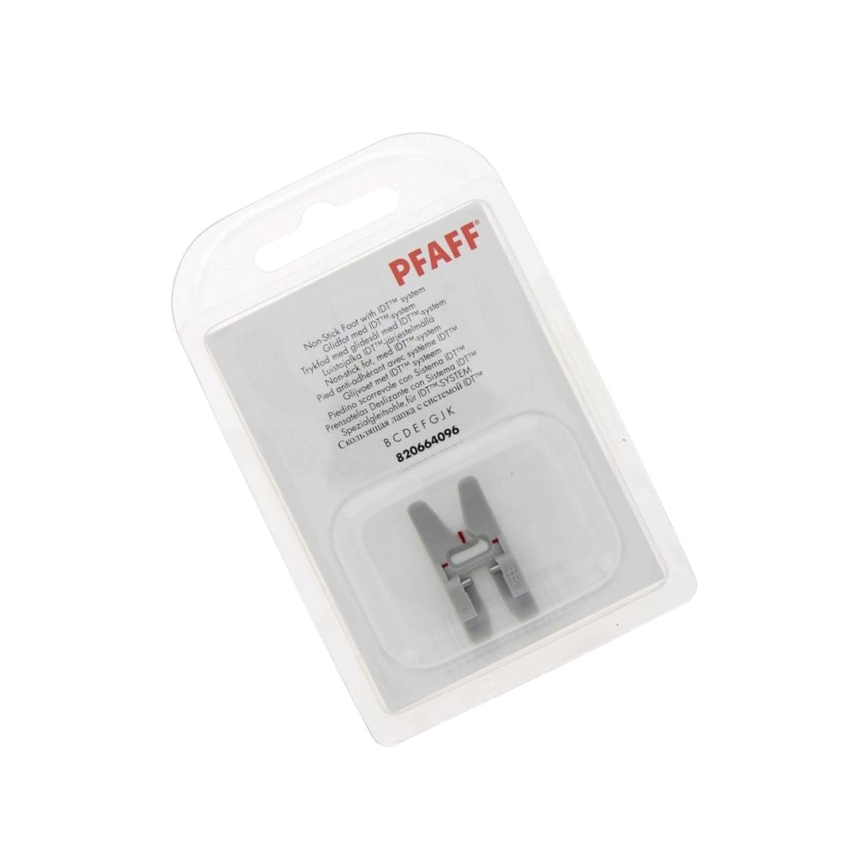 Pfaff Piedino Scorrevole in teflon con sistema IDT blister