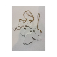 Angelo musicista in legno