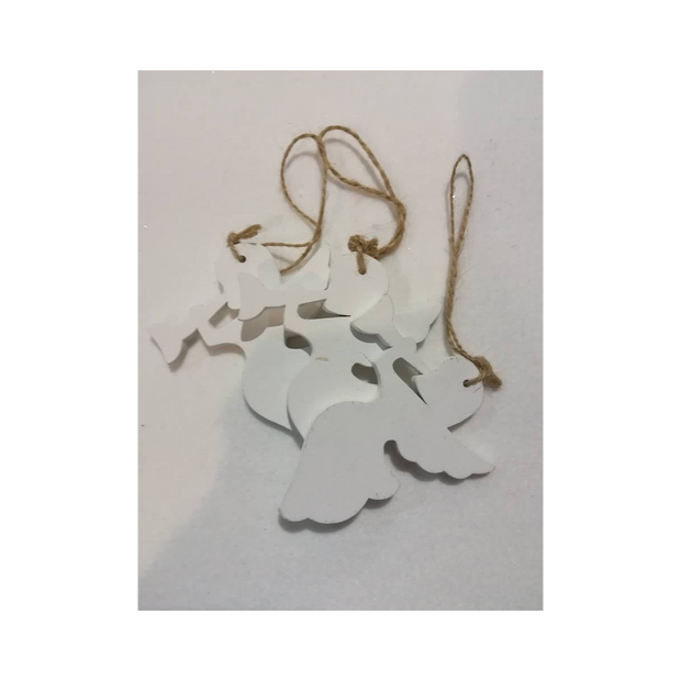 Angelo musicista in legno