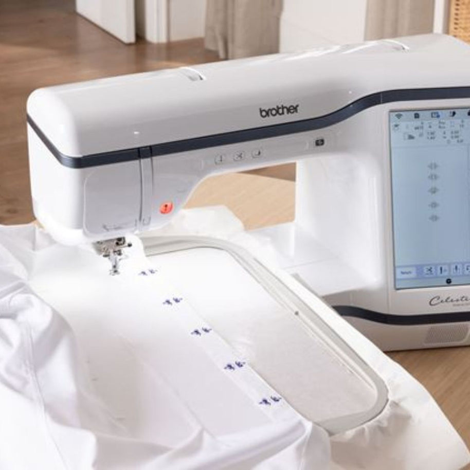 Nuova Macchina Ricamatrice Brother Celeste Innov-is CX1e funzione asole ricamate