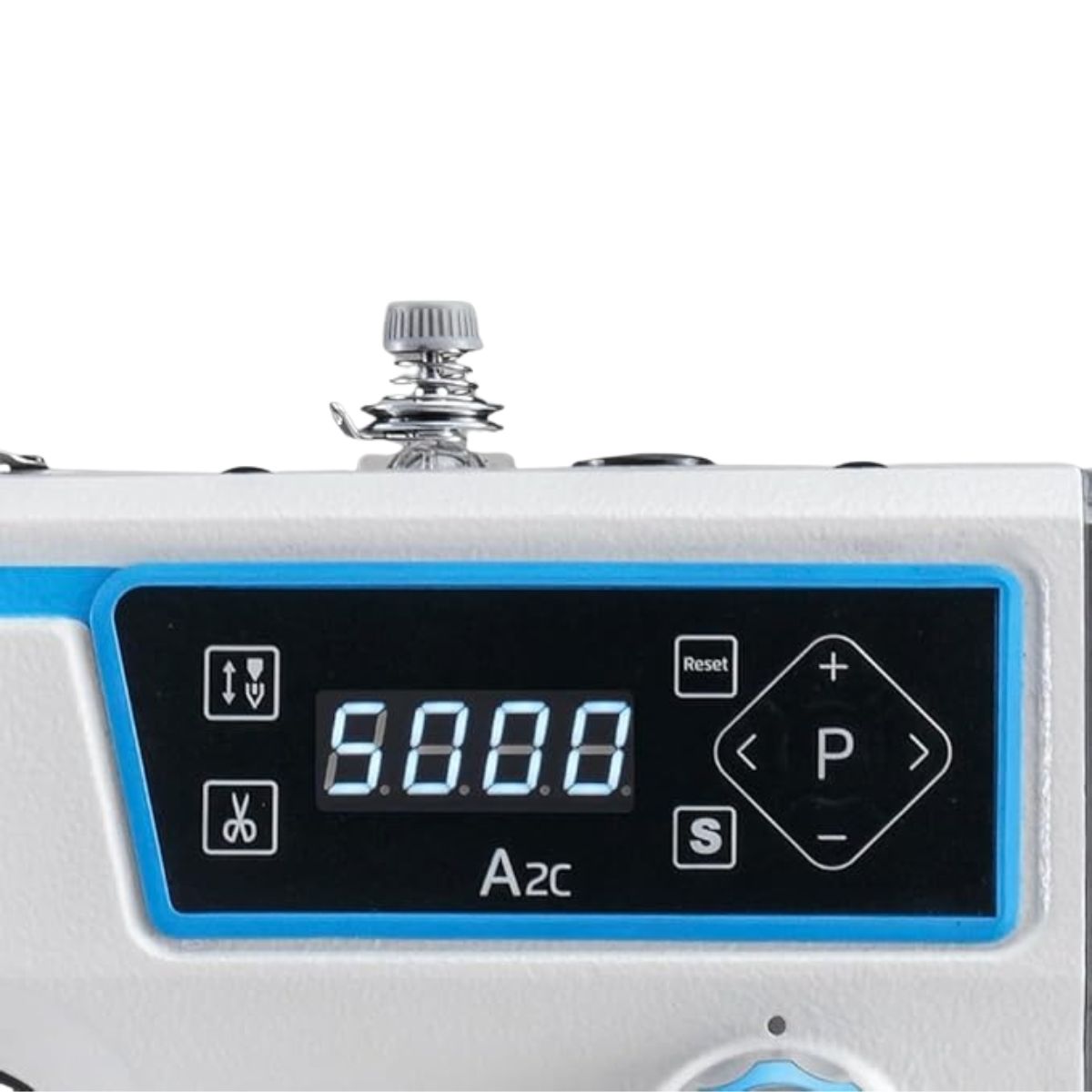 Jack A2C Macchina da cucire Industriale con Rasafilo display