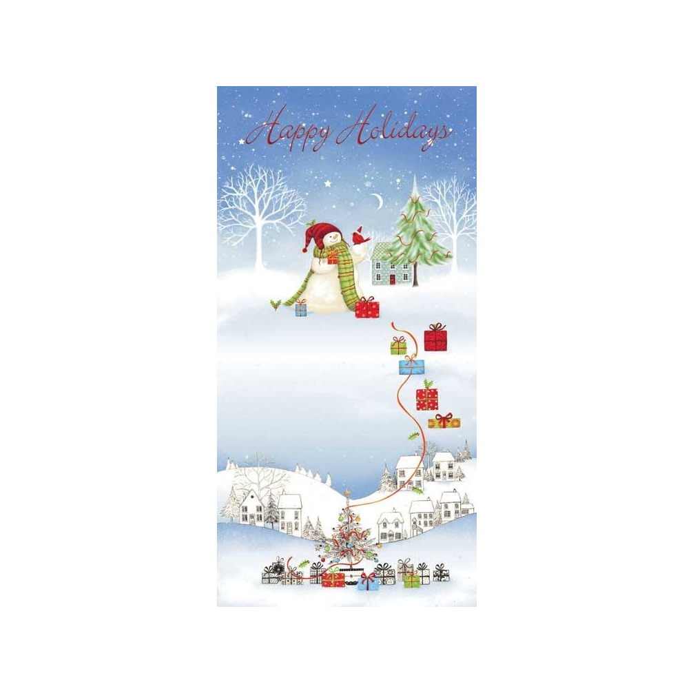 Tessuto di cotone Americano Happy Holidays