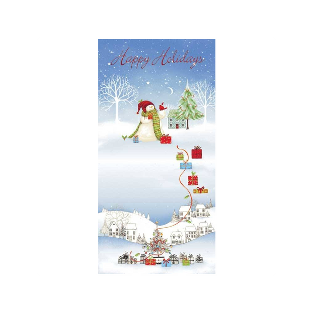 Tessuto di cotone Americano Happy Holidays