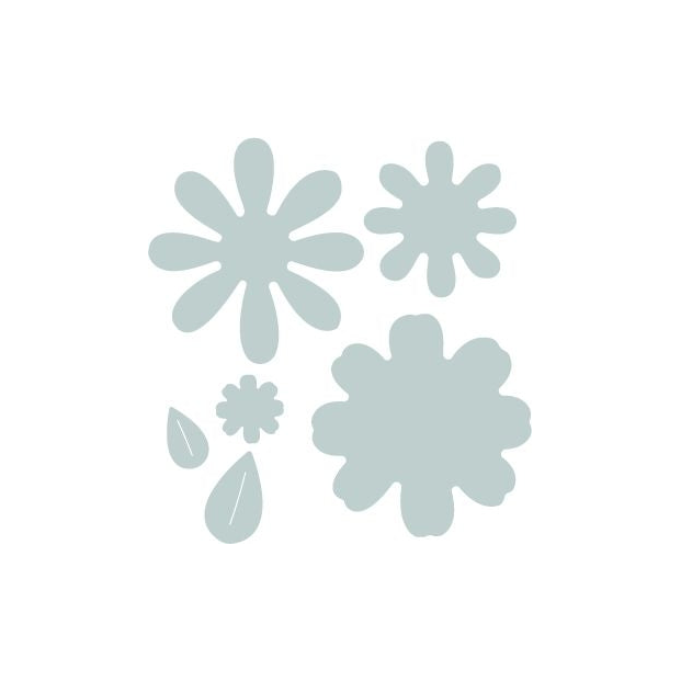 Fustella Sizzix BigZ 662635 Fiori con foglie