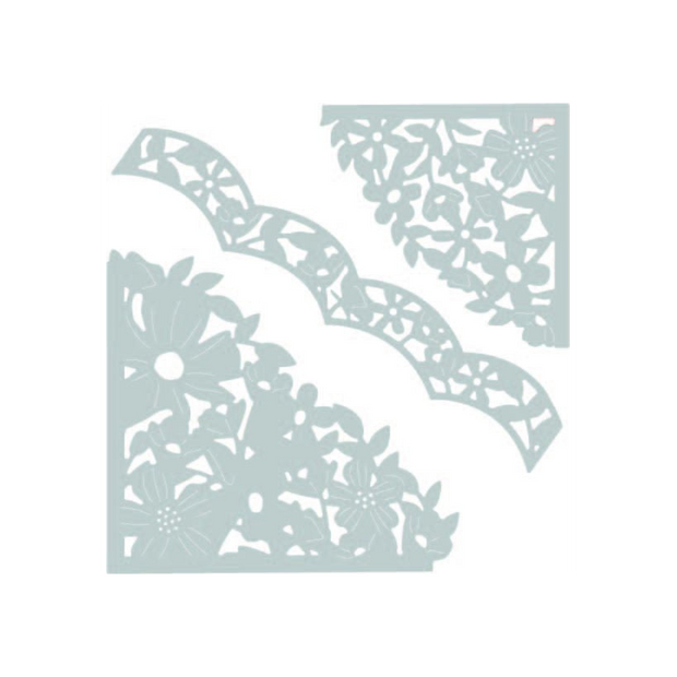 Fustella Thinlits Sizzix 662861 Angoli decorati