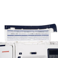 Janome SKYLINE S3 Anniversary Edition Macchina per cucire tabella punti su coperchio
