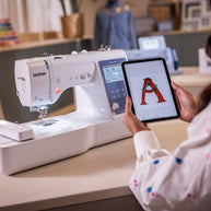 Brother Macchina da cucire e da ricamo Innov-is M380 con Telaio Magnetico collegamento con App Artspira