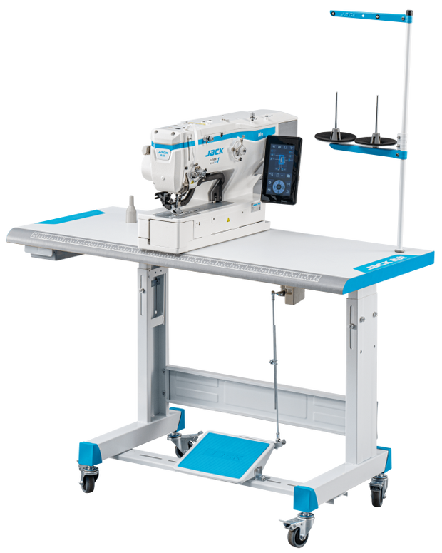 Jack N9-H D Nuova Asolatrice Elettronica per tessuti pesanti Asola 41x5mm