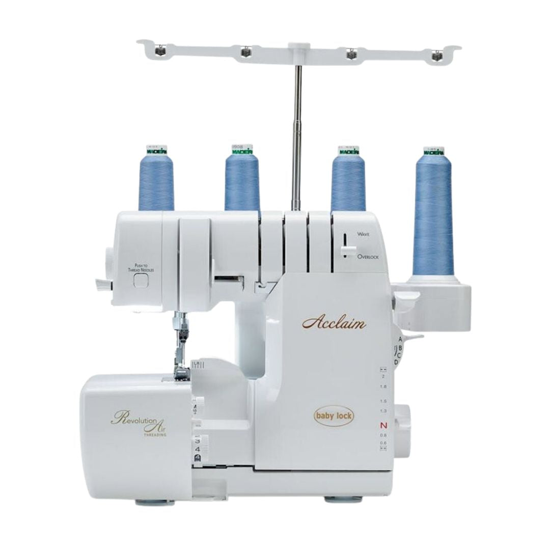 Babylock Acclaim BLES4 Tagliacuci 234 fili con Infilatura Elettronica