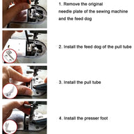 Piedino piegatore e bordatore 26mm. per macchine industriali istruzioni