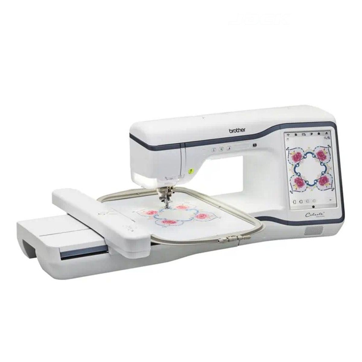 Nuova Macchina Ricamatrice Brother Celeste Innov-is CX1e vista diagonale