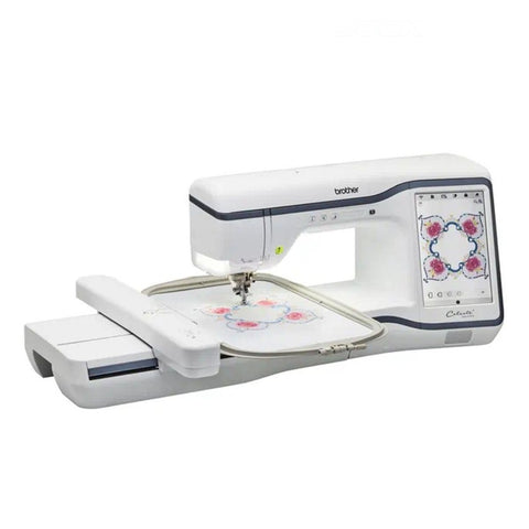 Nuova Macchina Ricamatrice Brother Celeste Innov-is CX1e vista diagonale