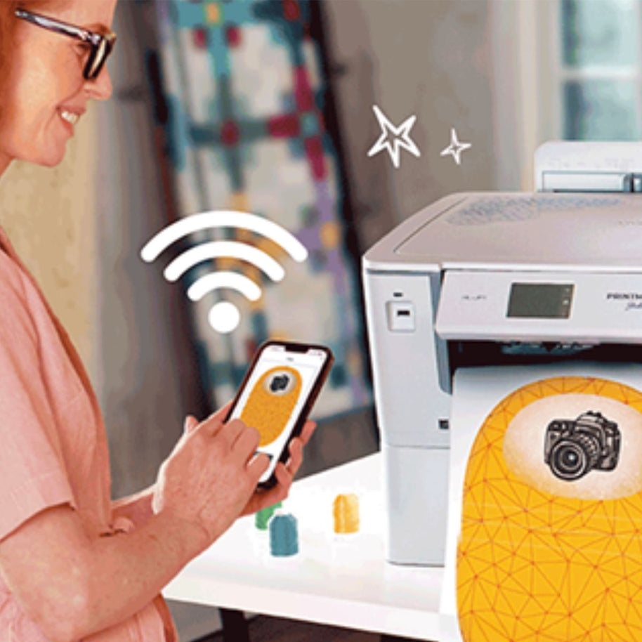 Brother stampante per tessuti PrintModa HL-JF1 Studio esempio di progettazione con App Artispira