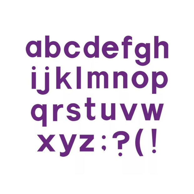 Fustella BigZ Sizzix A10082 Alfabeto Block minuscolo