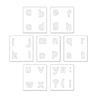 Fustella BigZ Sizzix A10082 Alfabeto Block minuscolo sagome