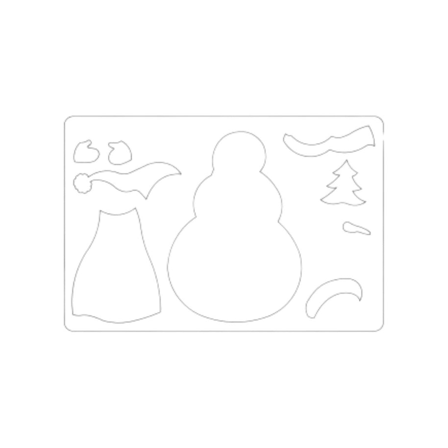Fustella Sizzix BigZL 660084 Pupazzo di neve sagoma