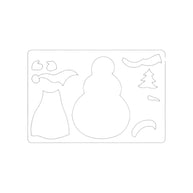 Fustella Sizzix BigZL 660084 Pupazzo di neve sagoma