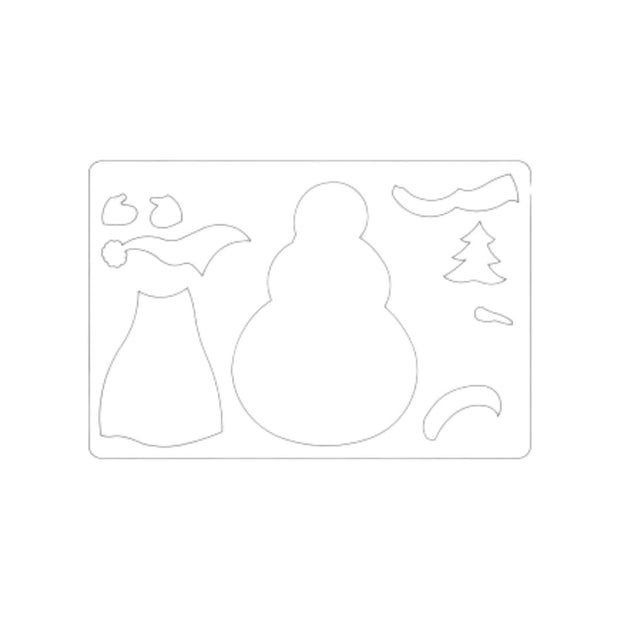 Fustella Sizzix BigZL 660084 Pupazzo di neve sagoma
