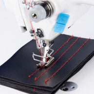 Jack 2H-CZ Macchina Lineare con Trasporto Superiore lunghezza punto 12mm cucituremultistrato