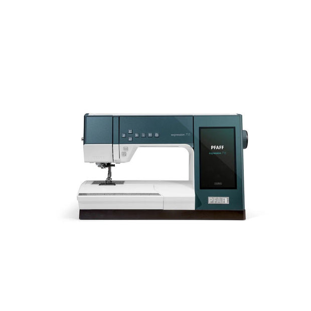 Macchina da cucire Pfaff Expression 715 frontale coperchio chiuso
