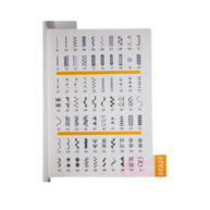 Macchina da cucire elettronica Pfaff Passport 2.0 tabella unti