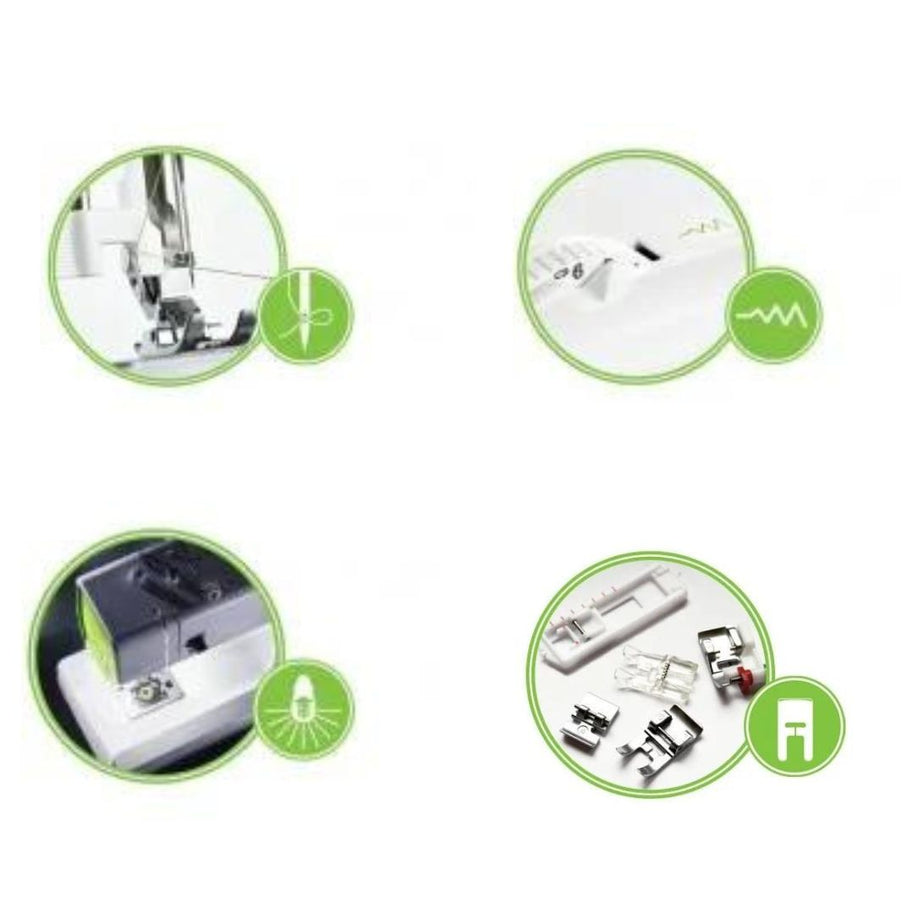 Macchina da cucire Pfaff Smarter 140s varie funzionalità