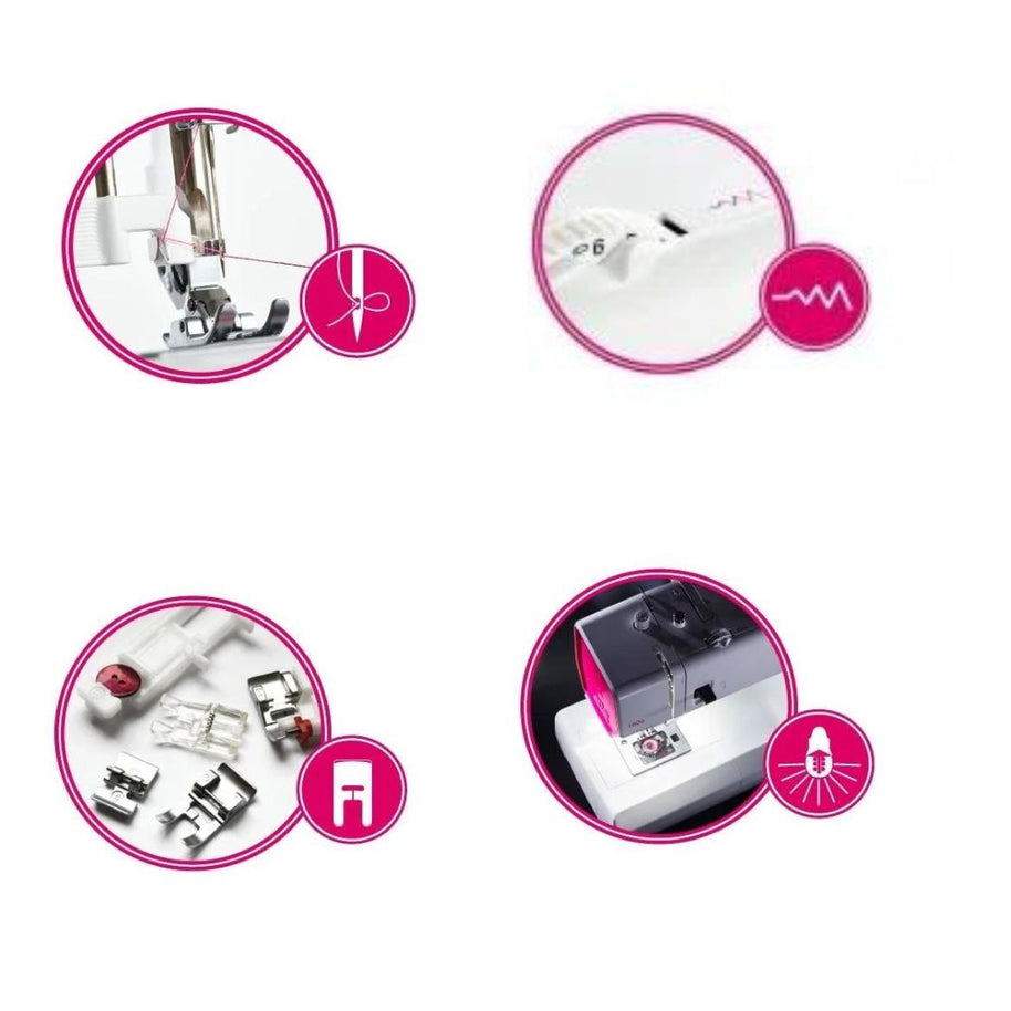 Macchina da cucire Pfaff Smarter 160S  varie funzionalità