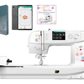 Necchi NE210 Macchina per cucire e ricamare con Software Drawings XII Creative