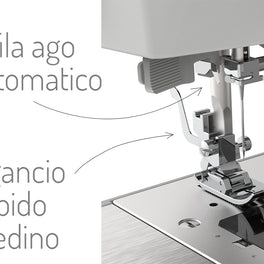 Macchina da cucire Necchi Q132A con 5 anni di Garanzia