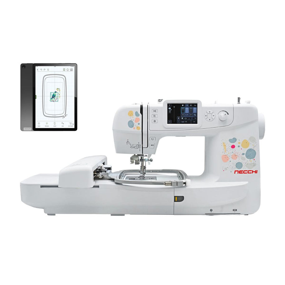 Necchi Sweet NE210 Macchina per Cucire e Ricamare con tablet in omaggio
