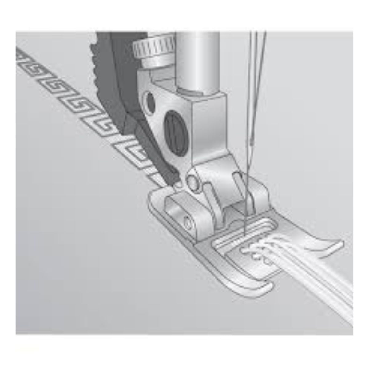 Pfaff Piedino per cordoncino a 3 fori