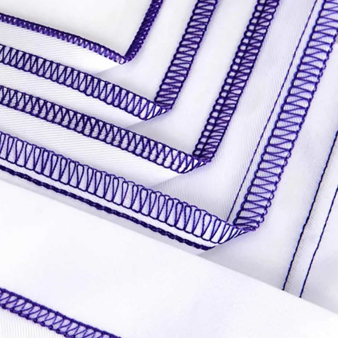 Pfaff admire Air 6000 tagliacuci e punto copertura con infilatura ad aria  dettaglio tipologie di cuciture