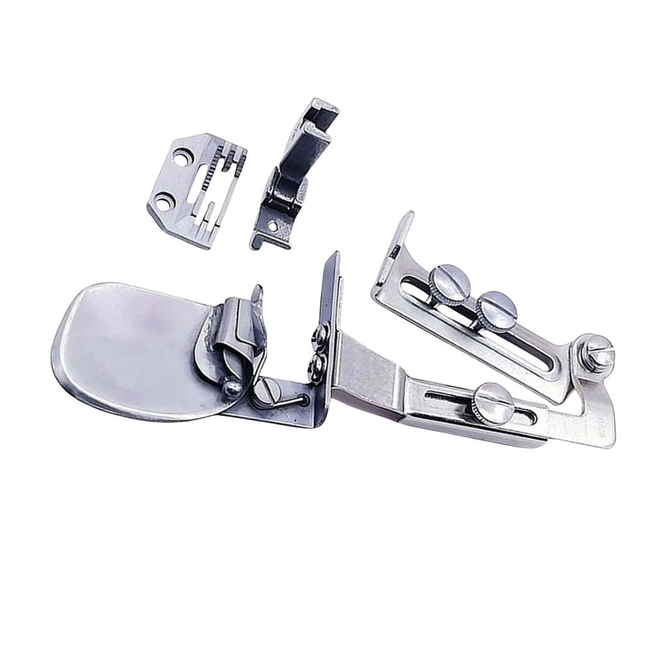 Piedino orlatore ribattitore 15 mm con guida per macchina industriale