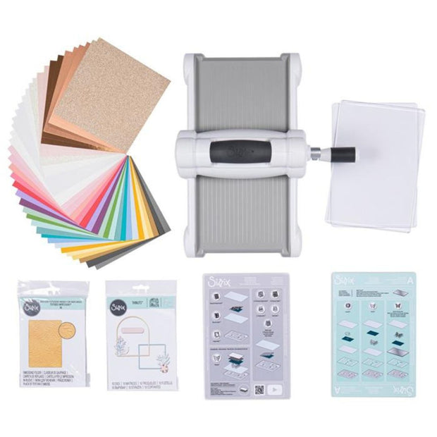 Sizzix Big Shot 666175 Fustellatrice con Nuovo Starter Kit contenuto della scatola