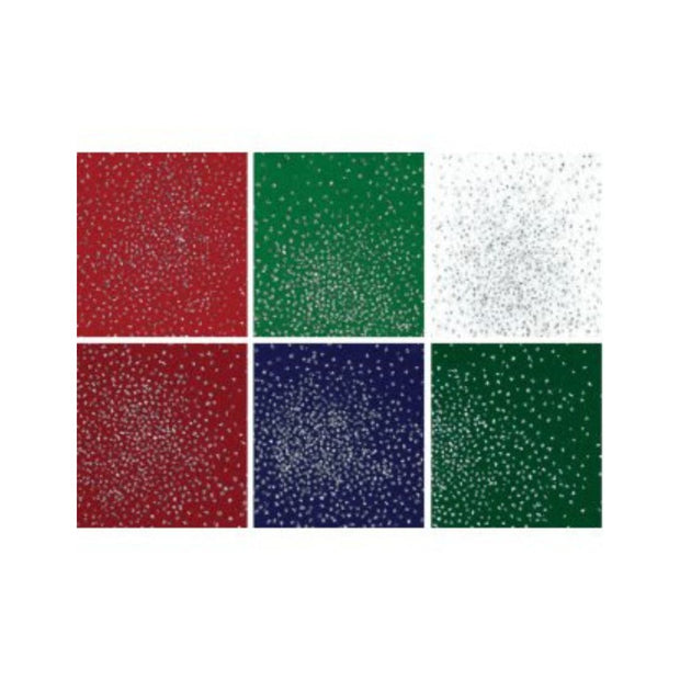 Stafil feltro da 1 mm 7 fogli colori assortiti glitterati dettaglio colori
