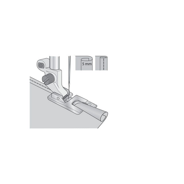 Piedino orlatore 5mm Husqvarna Viking 411851745