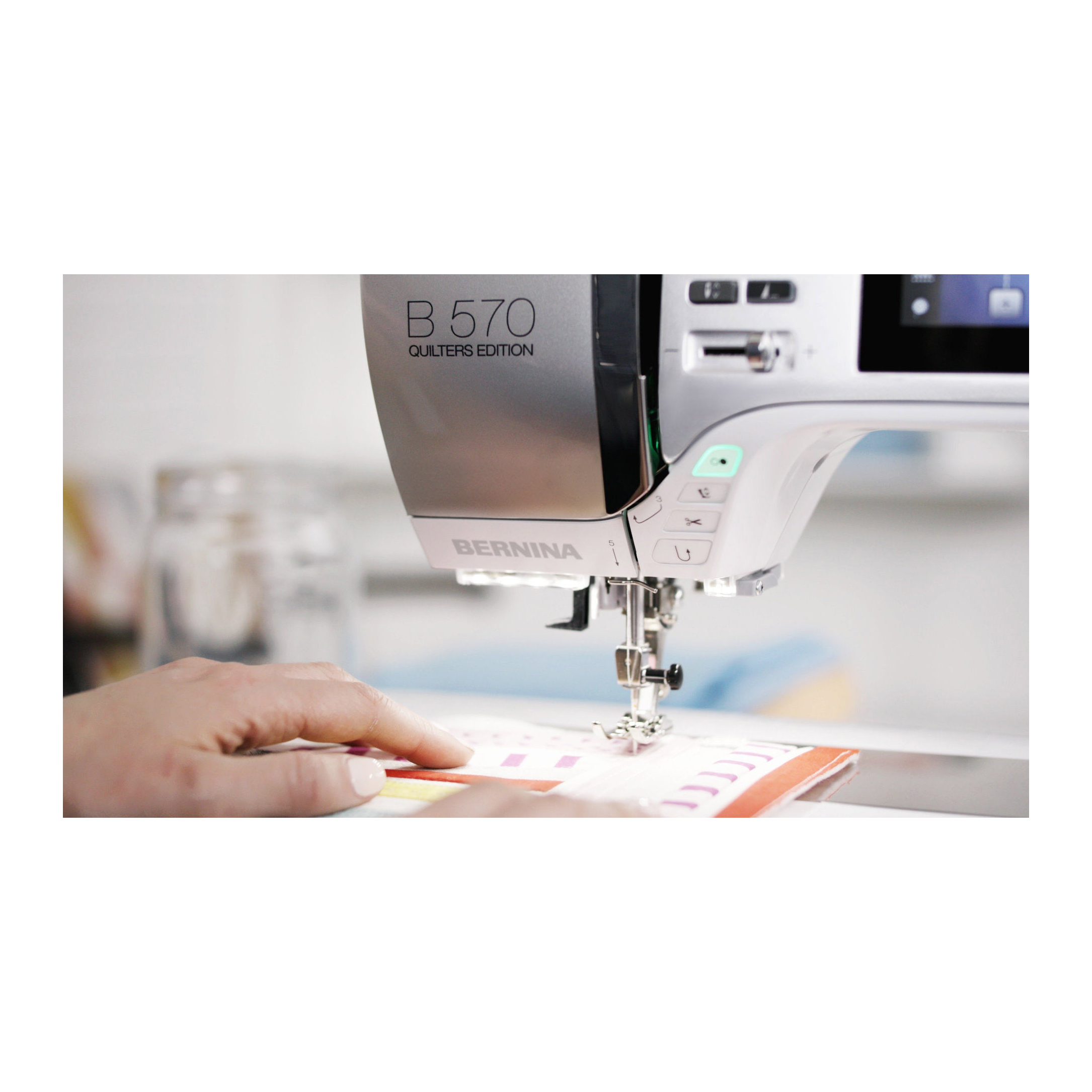 Bernina 570QE Macchina per cucire e ricamare con 5 Anni di Garanzia