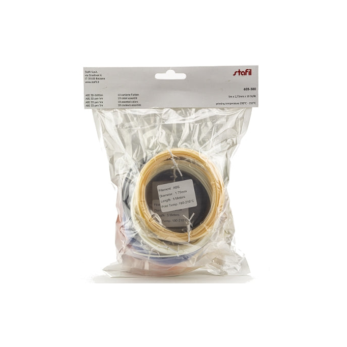 Filamento ABS in 10 Colori per Penna 3D