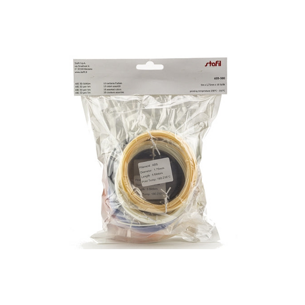 Filamento ABS in 10 Colori per Penna 3D