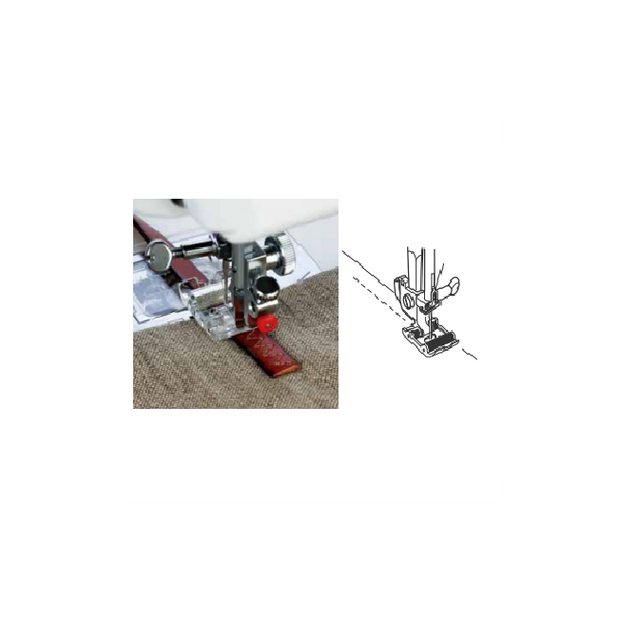 Janome piedino con rulli