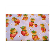 Tessuto in Cotone Americano con gli Orsetti Fragolini
