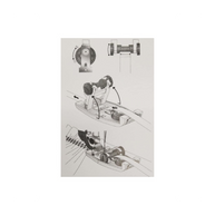 Piedino per elastici con sistema idt Pfaff